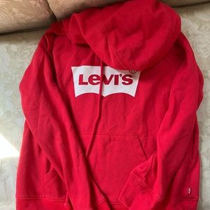 Levi’s red hoodie